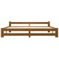 vidaXL Estructura de cama madera maciza pino marrón miel 200x200 cm