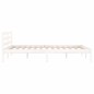 vidaXL Estructura de cama madera maciza de pino blanco 120x200 cm vidaXL Estructura de cama madera maciza de pino blanco 120x200 cm