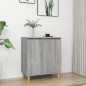 vidaXL Aparador de madera contrachapada gris Sonoma 60x35x70 cm vidaXL Aparador de madera contrachapada gris Sonoma 60x35x70 cm