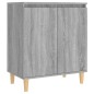 vidaXL Aparador de madera contrachapada gris Sonoma 60x35x70 cm vidaXL Aparador de madera contrachapada gris Sonoma 60x35x70 cm