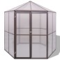 vidaXL Invernadero de aluminio 240x211x232 cm vidaXL Invernadero de aluminio 240x211x232 cm