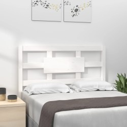 vidaXL Cabecero de cama madera maciza de pino blanco 95,5x4x100 cm
