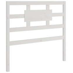 vidaXL Cabecero de cama madera maciza de pino blanco 95,5x4x100 cm