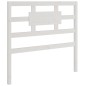 vidaXL Cabecero de cama madera maciza de pino blanco 95,5x4x100 cm vidaXL Cabecero de cama madera maciza de pino blanco 95,5x4x100 cm