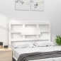 vidaXL Cabecero de cama madera maciza de pino blanco 95,5x4x100 cm vidaXL Cabecero de cama madera maciza de pino blanco 95,5x4x100 cm