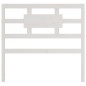 vidaXL Cabecero de cama madera maciza de pino blanco 95,5x4x100 cm vidaXL Cabecero de cama madera maciza de pino blanco 95,5x4x100 cm