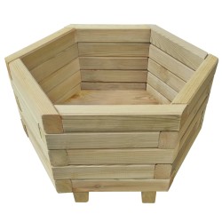 vidaXL Juego de arriates 2 unidades madera de pino impregnada