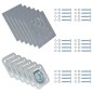 vidaXL Anillos de sujeción de tráiler 6 pzas. acero galvanizado 2000kg vidaXL Anillos de sujeción de tráiler 6 pzas. acero galvanizado 2000kg