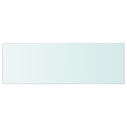 vidaXL Panel de estante vidrio claro 70x25 cm