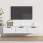 vidaXL Armario de pared madera contrachapada blanco 102x30x20 cm vidaXL Armario de pared madera contrachapada blanco 102x30x20 cm