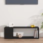 vidaXL Mueble para TV madera contrachapada negro 100x24x32 cm vidaXL Mueble para TV madera contrachapada negro 100x24x32 cm