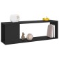 vidaXL Mueble para TV madera contrachapada negro 100x24x32 cm vidaXL Mueble para TV madera contrachapada negro 100x24x32 cm