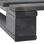 vidaXL Estructura de cama de palés madera maciza pino gris 200x200 cm vidaXL Estructura de cama de palés madera maciza pino gris 200x200 cm
