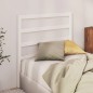 vidaXL Cabecero de cama madera maciza de pino blanco 96x4x100 cm
