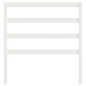 vidaXL Cabecero de cama madera maciza de pino blanco 96x4x100 cm