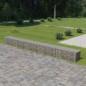 vidaXL Muro de gaviones con cubiertas acero galvanizado 600x50x50 cm vidaXL Muro de gaviones con cubiertas acero galvanizado 600x50x50 cm