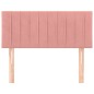 vidaXL Cabecero de terciopelo rosa 80x5x78/88 cm vidaXL Cabecero de terciopelo rosa 80x5x78/88 cm