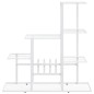 vidaXL Soporte de flores de metal blanco 94,5x25x88 cm vidaXL Soporte de flores de metal blanco 94,5x25x88 cm