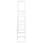 vidaXL Soporte de flores de metal blanco 94,5x25x88 cm vidaXL Soporte de flores de metal blanco 94,5x25x88 cm