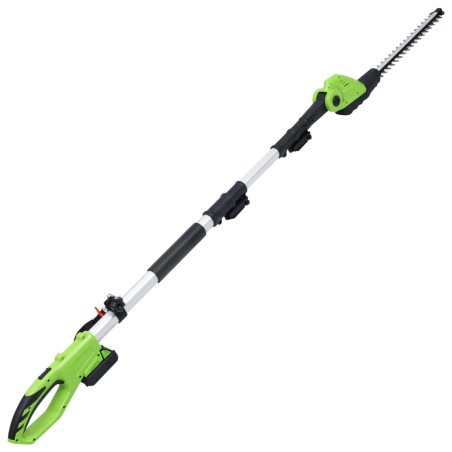 vidaXL Cortasetos de pértiga inalámbrico batería ion-litio 20V 1500mAh