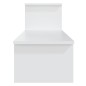 vidaXL Mueble para TV madera contrachapada blanco 180x30x43 cm