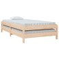vidaXL Cama apilable de madera maciza de pino 80x200 cm