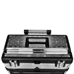 vidaXL Caja de herramientas de 3 partes