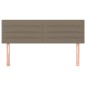 vidaXL Cabeceros 2 unidades tela gris taupe 72x5x78/88 cm vidaXL Cabeceros 2 unidades tela gris taupe 72x5x78/88 cm