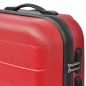 vidaXL Set Trolley Maleta Rígida Tres Uds. Rojo vidaXL Set Trolley Maleta Rígida Tres Uds. Rojo