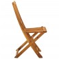 vidaXL Sillas plegables de jardín 4 unidades madera maciza de acacia vidaXL Sillas plegables de jardín 4 unidades madera maciza de acacia