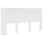 vidaXL Mueble cabecero blanco 200x18,5x104,5 cm vidaXL Mueble cabecero blanco 200x18,5x104,5 cm