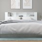 vidaXL Mueble cabecero blanco 200x18,5x104,5 cm vidaXL Mueble cabecero blanco 200x18,5x104,5 cm