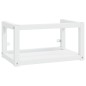 vidaXL Estructura de lavabo suspendido hierro blanco 59x38x31 cm vidaXL Estructura de lavabo suspendido hierro blanco 59x38x31 cm