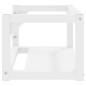 vidaXL Estructura de lavabo suspendido hierro blanco 59x38x31 cm vidaXL Estructura de lavabo suspendido hierro blanco 59x38x31 cm