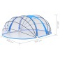 vidaXL Cubierta capota de piscina 530x410x205 cm vidaXL Cubierta capota de piscina 530x410x205 cm