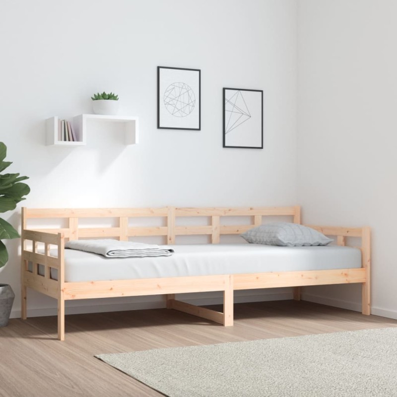 vidaXL Sofá cama madera maciza de pino 80x200 cm vidaXL Sofá cama madera maciza de pino 80x200 cm