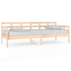 vidaXL Sofá cama madera maciza de pino 80x200 cm