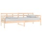 vidaXL Sofá cama madera maciza de pino 80x200 cm vidaXL Sofá cama madera maciza de pino 80x200 cm