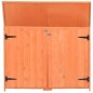 vidaXL Caseta de almacenamiento de jardín de madera 120x50x91 cm vidaXL Caseta de almacenamiento de jardín de madera 120x50x91 cm