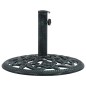 vidaXL Base de sombrilla de hierro fundido verde 9 kg 40 cm vidaXL Base de sombrilla de hierro fundido verde 9 kg 40 cm