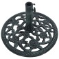 vidaXL Base de sombrilla de hierro fundido verde 9 kg 40 cm vidaXL Base de sombrilla de hierro fundido verde 9 kg 40 cm
