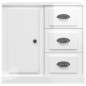 vidaXL Aparador madera contrachapada blanco brillante 70x35,5x67,5 cm vidaXL Aparador madera contrachapada blanco brillante 70x35,5x67,5 cm