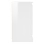 vidaXL Aparador madera contrachapada blanco brillante 70x35,5x67,5 cm vidaXL Aparador madera contrachapada blanco brillante 70x35,5x67,5 cm