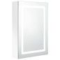 vidaXL Armario de baño con espejo LED blanco brillante 50x13x70 cm vidaXL Armario de baño con espejo LED blanco brillante 50x13x70 cm
