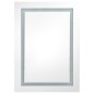 vidaXL Armario de baño con espejo LED blanco brillante 50x13x70 cm vidaXL Armario de baño con espejo LED blanco brillante 50x13x70 cm