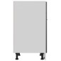 vidaXL Armario inferior cocina madera ingeniería gris brillo 60x46x81,5 cm vidaXL Armario inferior cocina madera ingeniería gris brillo 60x46x81,5 cm