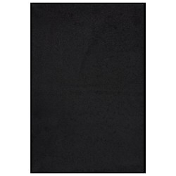 vidaXL Felpudo negro 80x120 cm