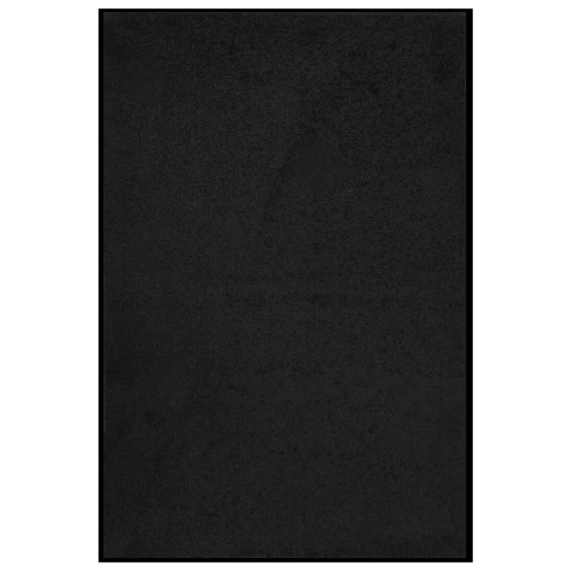 vidaXL Felpudo negro 80x120 cm vidaXL Felpudo negro 80x120 cm