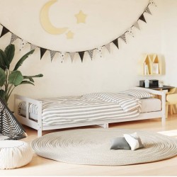 vidaXL Estructura de cama para niños madera de pino blanco 80x200 cm