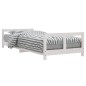 vidaXL Estructura de cama para niños madera de pino blanco 80x200 cm vidaXL Estructura de cama para niños madera de pino blanco 80x200 cm